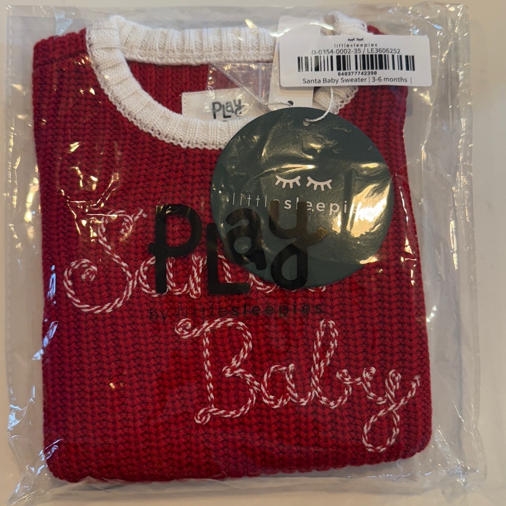 Little Sleepies Santa Baby Sweater